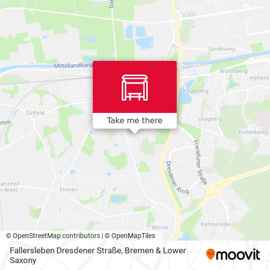 Fallersleben Dresdener Straße map