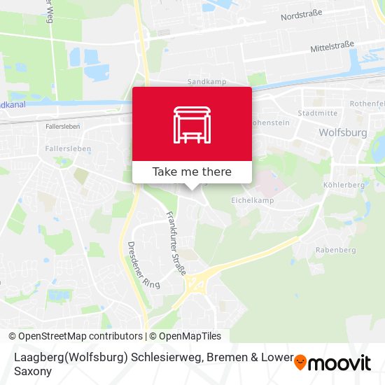 Laagberg(Wolfsburg) Schlesierweg map
