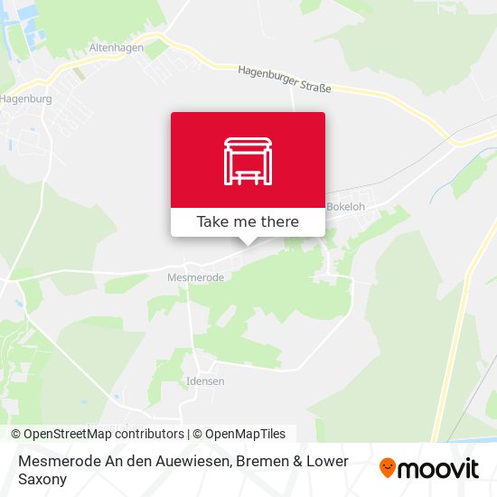 Mesmerode An den Auewiesen map