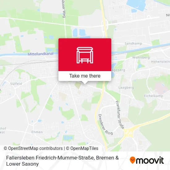 Карта Fallersleben Friedrich-Mumme-Straße
