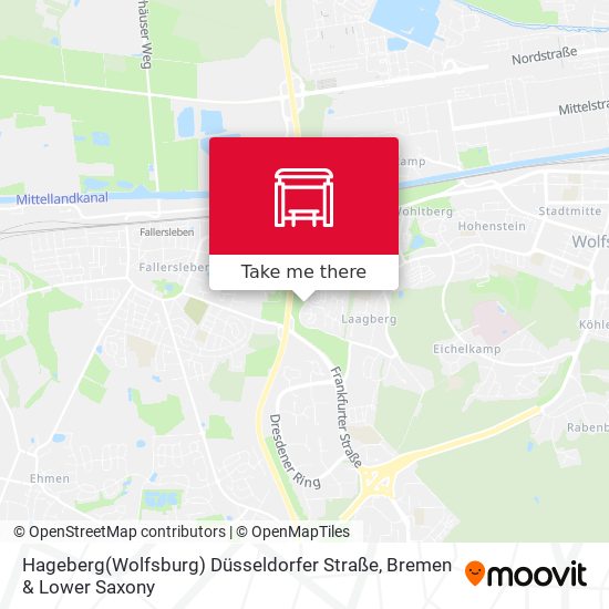 Hageberg(Wolfsburg) Düsseldorfer Straße map