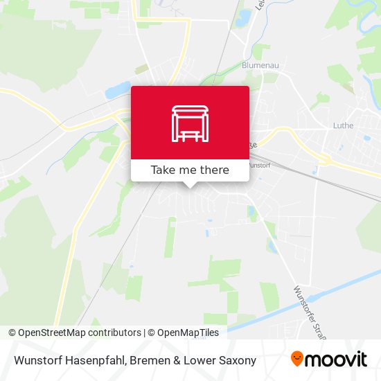 Wunstorf Hasenpfahl map
