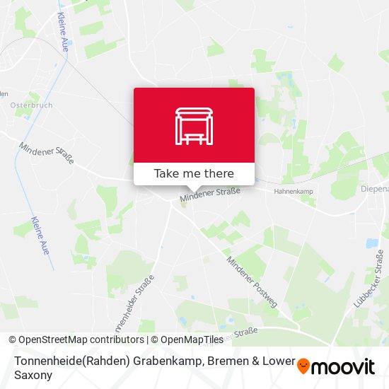 Tonnenheide(Rahden) Grabenkamp map