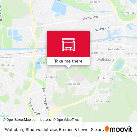 Wolfsburg Stadtwaldstraße map