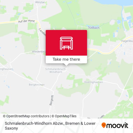 Schmalenbruch-Windhorn Abzw. map
