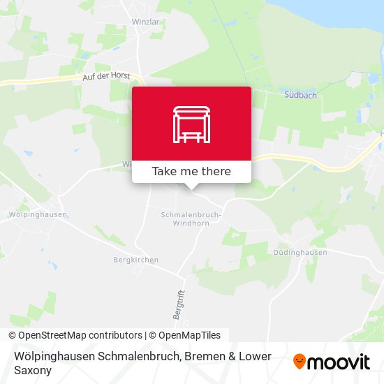 Wölpinghausen Schmalenbruch map
