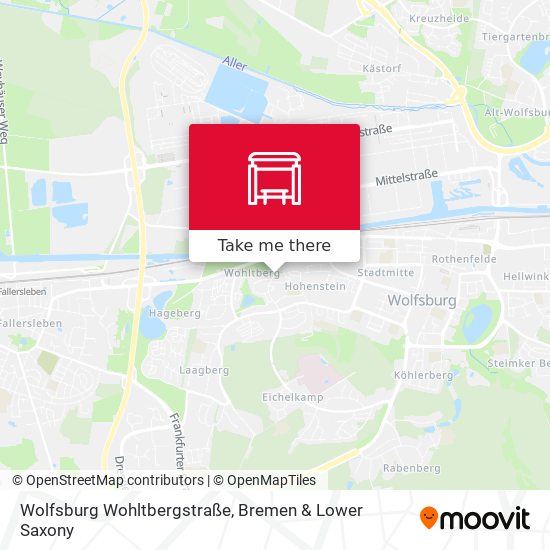 Wolfsburg Wohltbergstraße map