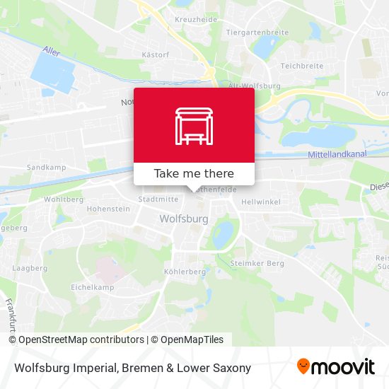 Wolfsburg Imperial map