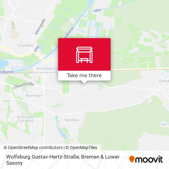 Wolfsburg Gustav-Hertz-Straße map