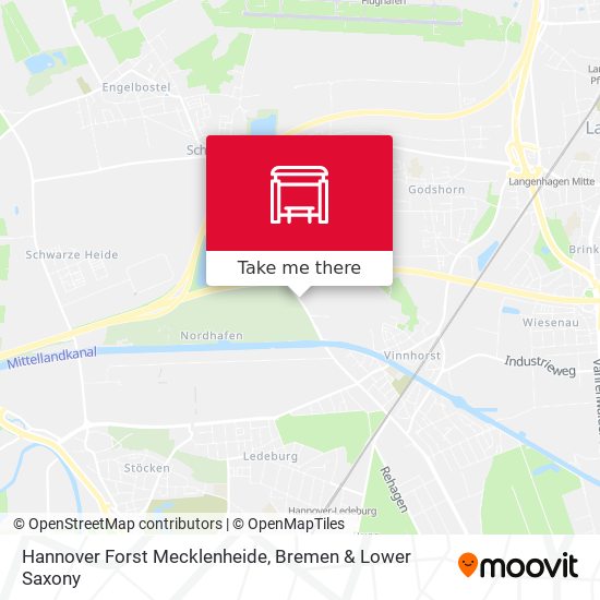 Hannover Forst Mecklenheide map
