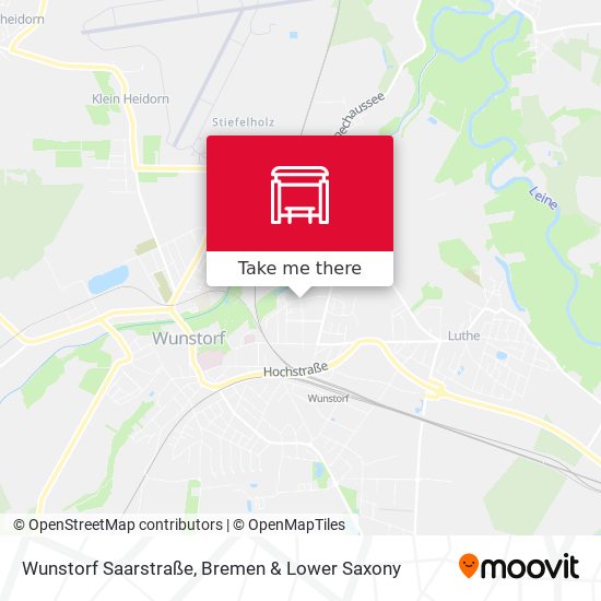 Wunstorf Saarstraße map
