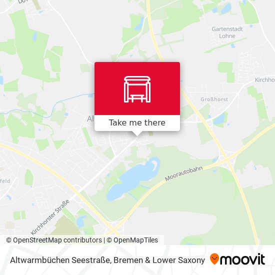 Altwarmbüchen Seestraße map