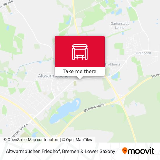 Altwarmbüchen Friedhof map
