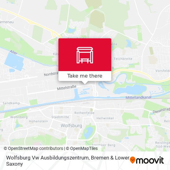 Wolfsburg Vw Ausbildungszentrum map