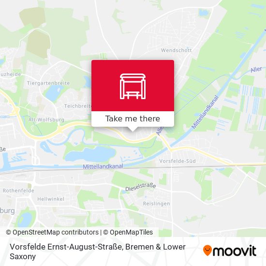Vorsfelde Ernst-August-Straße map