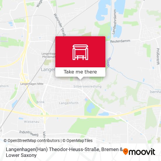 Langenhagen(Han) Theodor-Heuss-Straße map