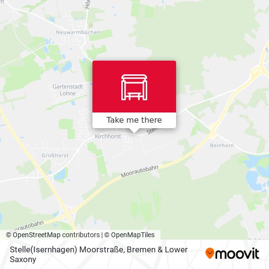 Stelle(Isernhagen) Moorstraße map