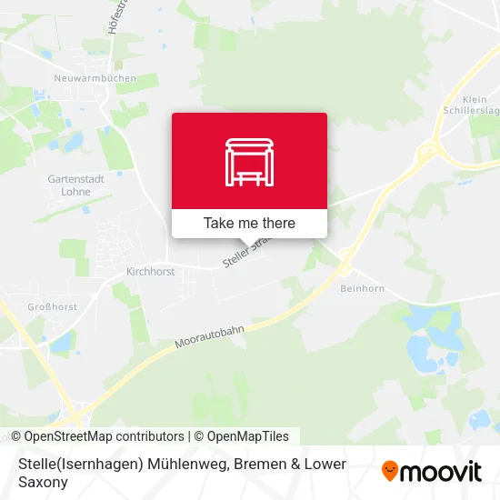 Карта Stelle(Isernhagen) Mühlenweg