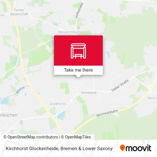 Карта Kirchhorst Glockenheide