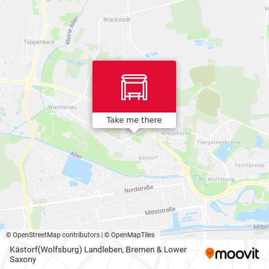 Kästorf(Wolfsburg) Landleben map