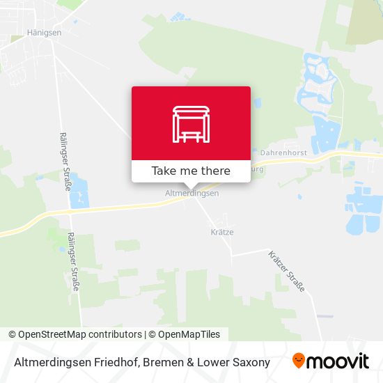 Altmerdingsen Friedhof map