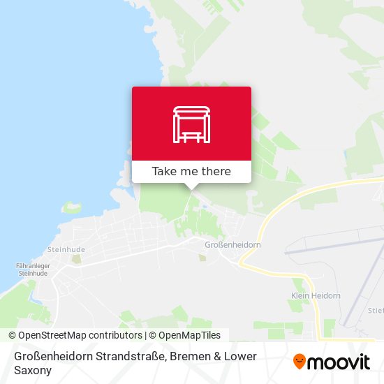 Großenheidorn Strandstraße map