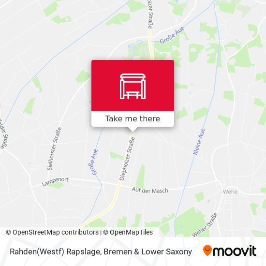 Rahden(Westf) Rapslage map