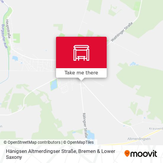Hänigsen Altmerdingser Straße map