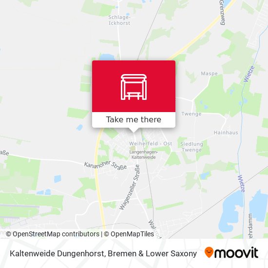 Kaltenweide Dungenhorst map