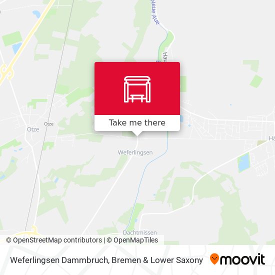 Weferlingsen Dammbruch map