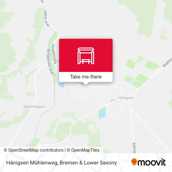 Карта Hänigsen Mühlenweg