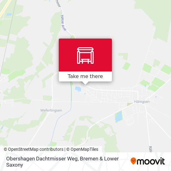 Obershagen Dachtmisser Weg map