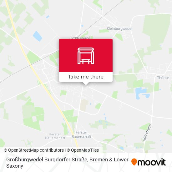 Großburgwedel Burgdorfer Straße map