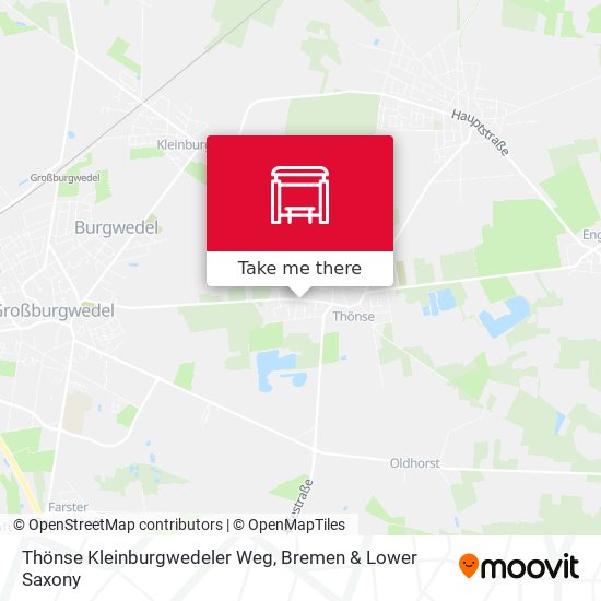 Thönse Kleinburgwedeler Weg map
