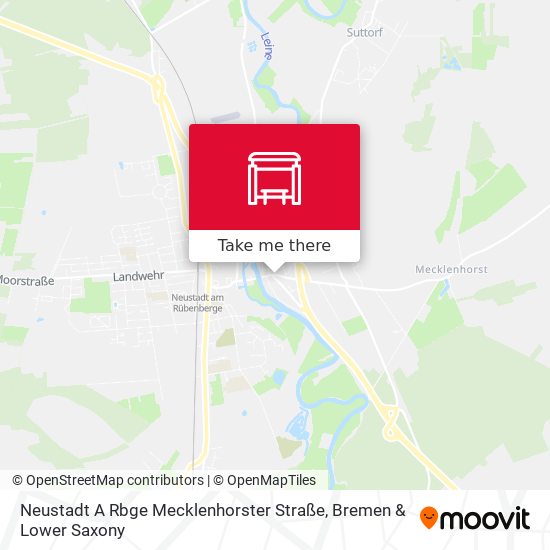 Neustadt A Rbge Mecklenhorster Straße map