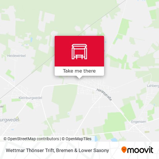 Wettmar Thönser Trift map