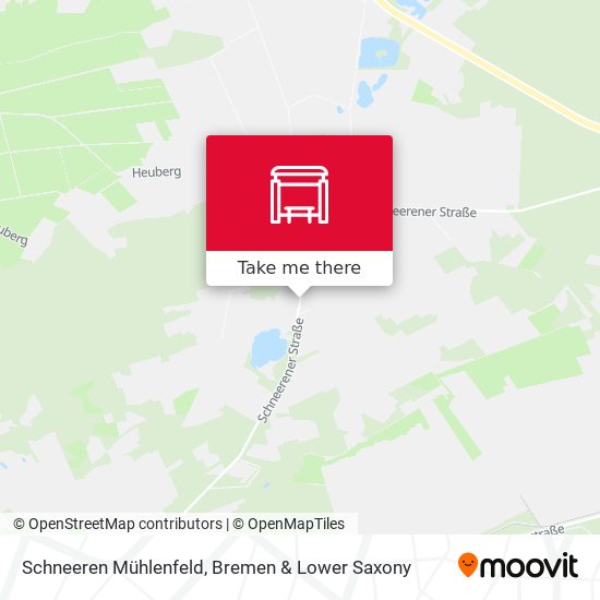 Schneeren Mühlenfeld map