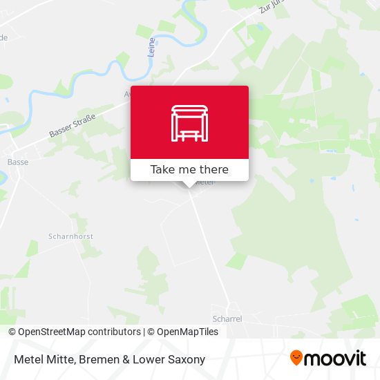 Metel Mitte map