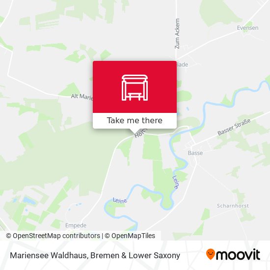 Mariensee Waldhaus map