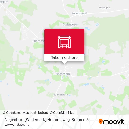 Negenborn(Wedemark) Hummelweg map