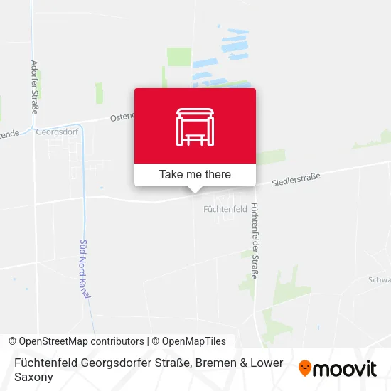 Карта Füchtenfeld Georgsdorfer Straße