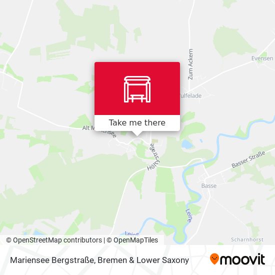 Mariensee Bergstraße map