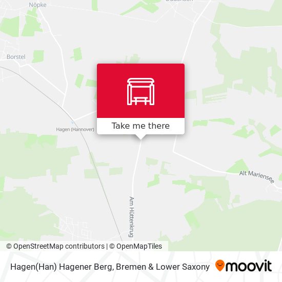 Hagen(Han) Hagener Berg map