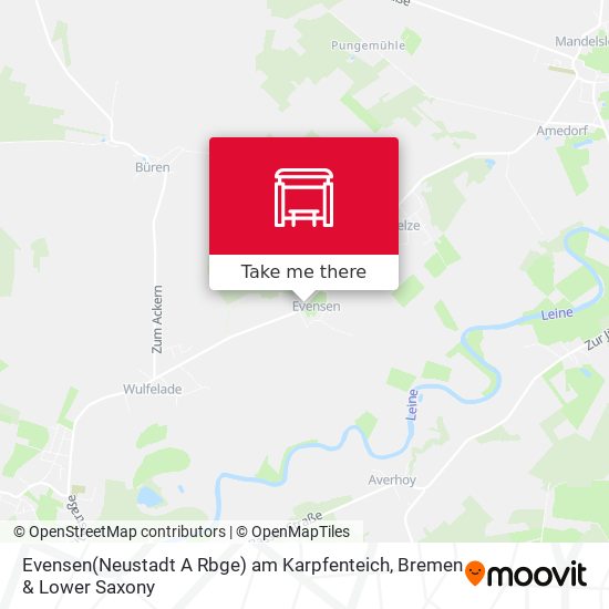 Evensen(Neustadt A Rbge) am Karpfenteich map