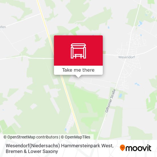 Wesendorf(Niedersachs) Hammersteinpark West map
