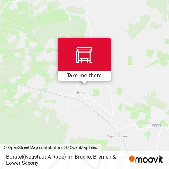 Borstel(Neustadt A Rbge) Im Bruche map