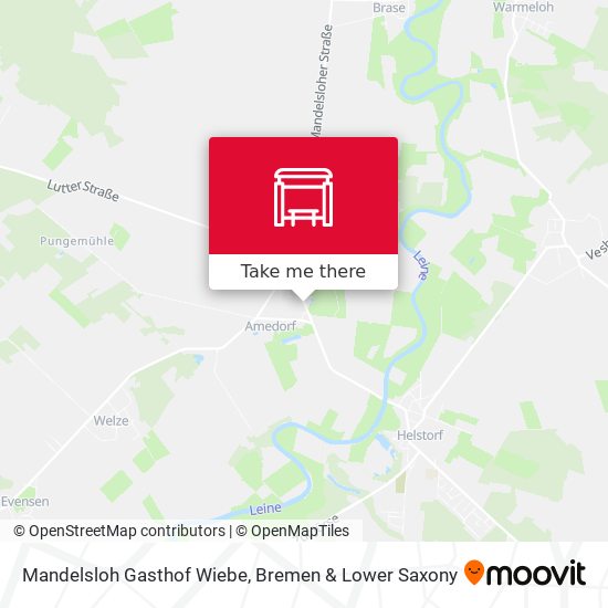 Mandelsloh Gasthof Wiebe map