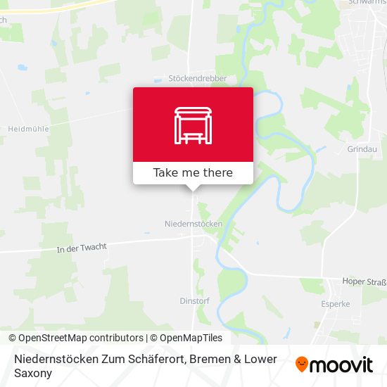 Niedernstöcken Zum Schäferort map