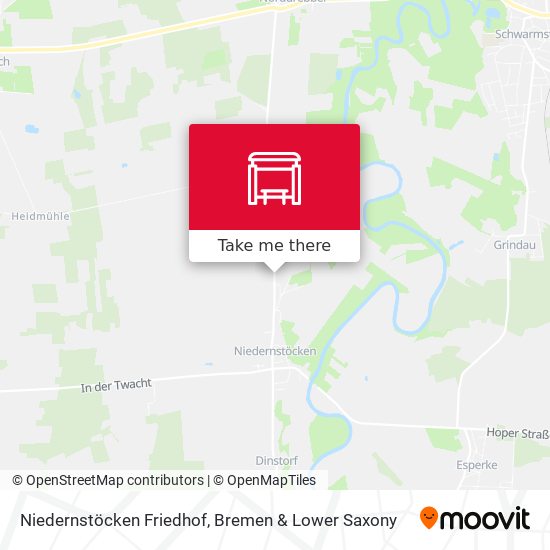 Niedernstöcken Friedhof map