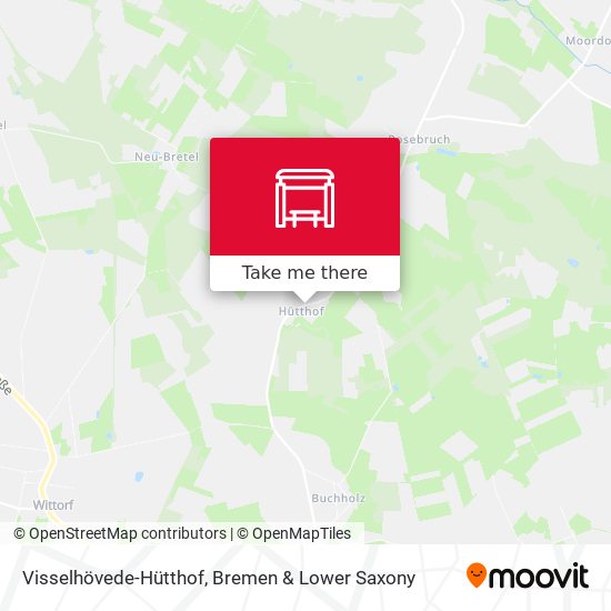 Visselhövede-Hütthof map